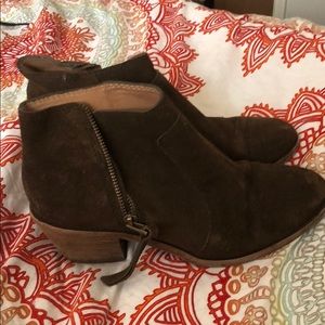 Madewell suede Brenner boots